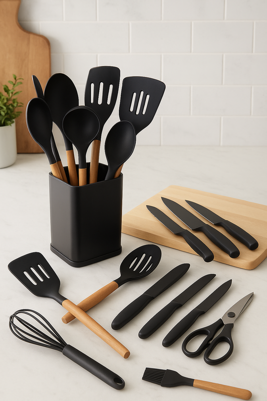 Set de Utensilios de Cocina Premium – 19 Piezas